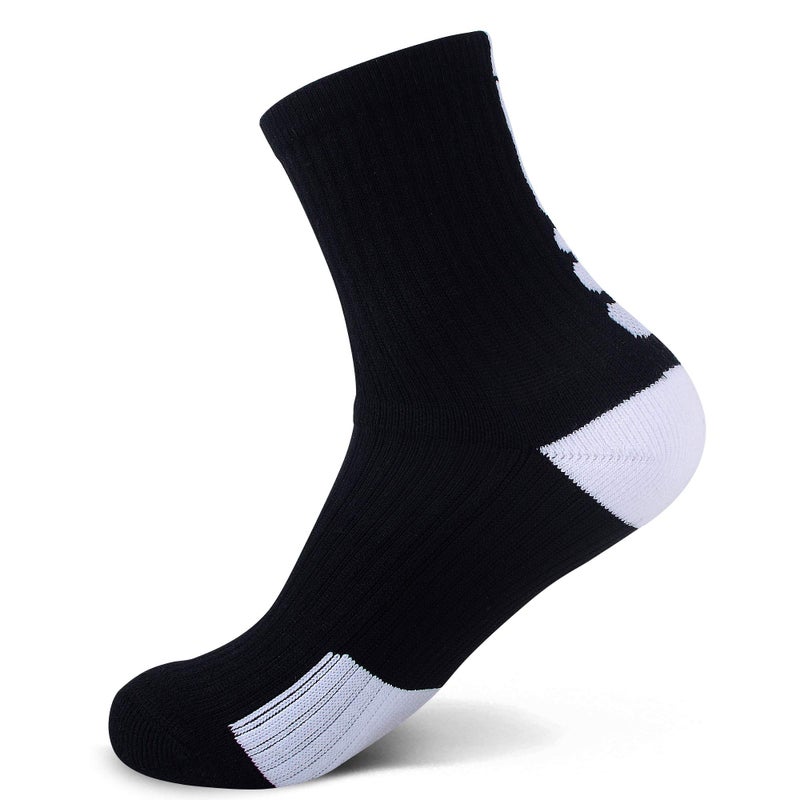 JHM Kids Athletic Sport Crew Socks for Baseball Soccer Basketball Running For Ages 4 to 16 - Image 5